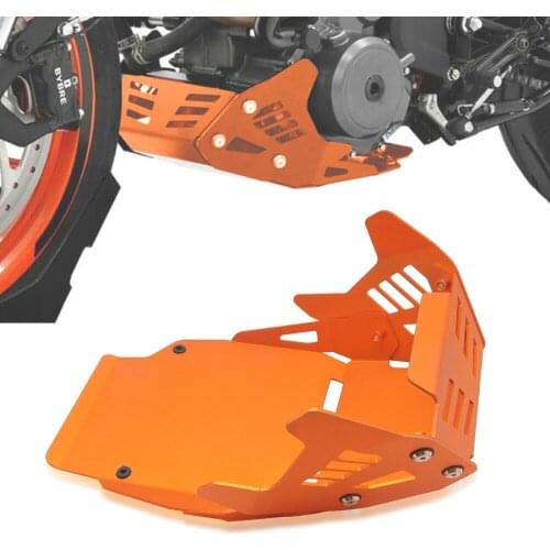 For K T M DUKE390 2017 2018 2019 2020 2021 Motorcycle Aluminium skid plate bash frame guard Crash Bar Engine housing protection
