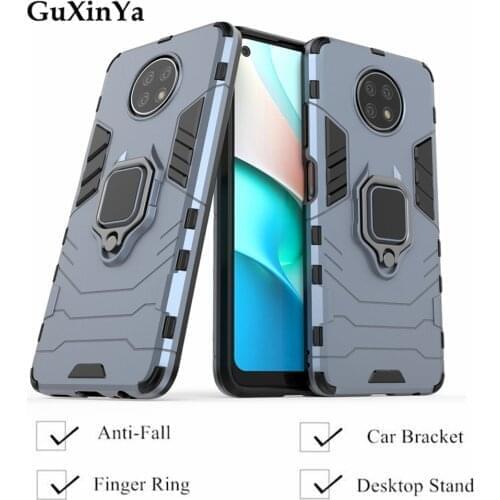 Phone Cases Redmi Note 9 5G Back Cover For Xiaomi Redmi Note 9 5GCapa Luxury Armor Magnetic Ring Cover Redmi Note 9 Fundas