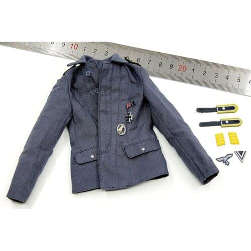 DID D80146 1/6 German Green Devil Paratrooper uniform jacket model with stamp Model For 12'' Action Figure Accessories