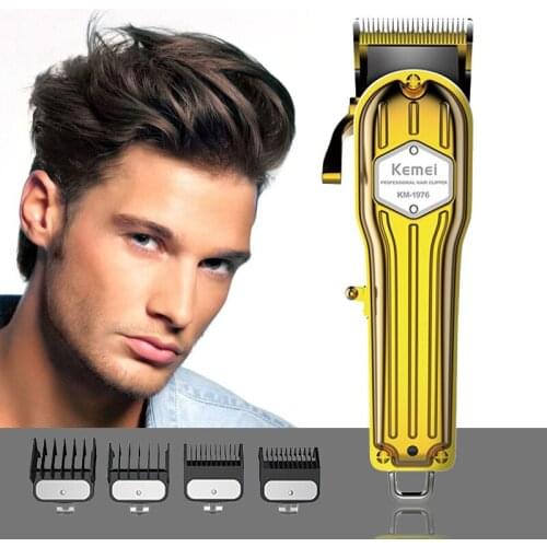 Electric Hair Clipper For Men Cordless Hair Trimmer Cutting Metal Machine Hairdressing Supplies Barber Rechargeable Haircut Tool