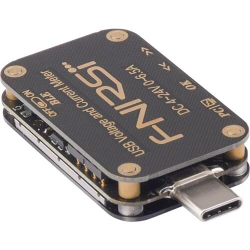 FNIRSI-C1 Type-C PD Trigger USB-C Voltmeter Ammeter Charging Protocol Test Meter Power BankTester With PC Software Power Supply