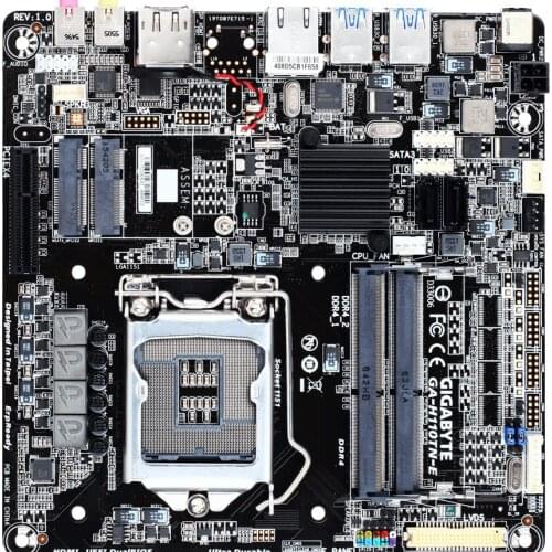 ITX 17*17 HTPC For Gigabyte GA-H110TN-E DDR4 Original Used Desktop Motherboard H110TN-E H110 LGA 1151 MINI-ITX