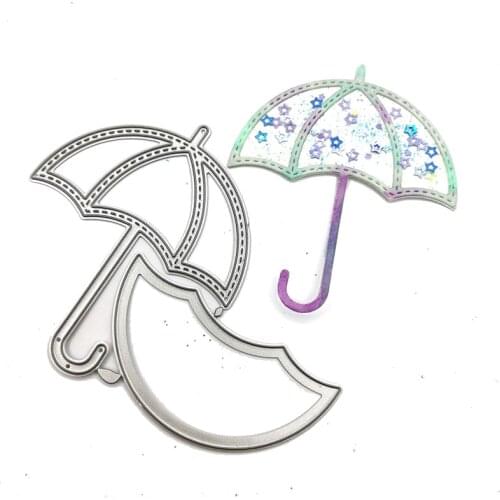 Julyarts Cute Umbrella Metal Cutting Dies Stencils For Scrapbooking Decorating Craft Portable Album Diary Book DIY Paper Cards