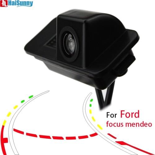 HaiSunnny Car Parking BackUp Rear View Reverse Trajectory Tracks Camera For FORD MONDEO/FIESTA/FOCUS HATCHBACK/S-Max/KUGA