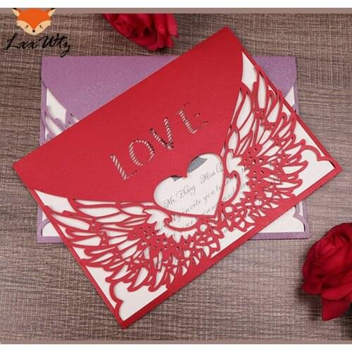 Metal CuttingDies greeting Card Wings of love Stencils for DIY Scrapbooking DIY Paper Cards Photo Album Decorative 2020new dies