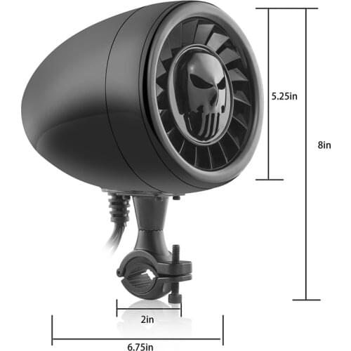 Motorcycle high quality led mini BT speaker