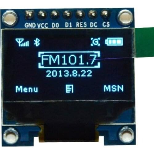 0.96 Inch OLED Display OLED Module 12864 0.96 Inch OLED LCD Screen with Adapter Board