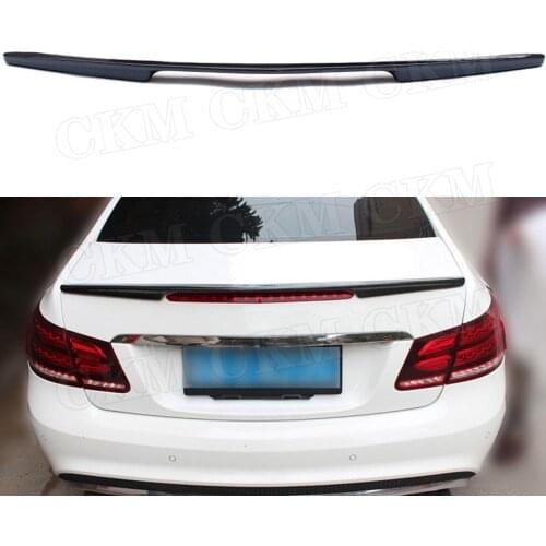 Carbon Fiber Rear Wing Spoiler Trunk Boot Lip for Mercedes Benz E Class W207 C207 E260 E350 Coupe 2 Door 2010 - 2016