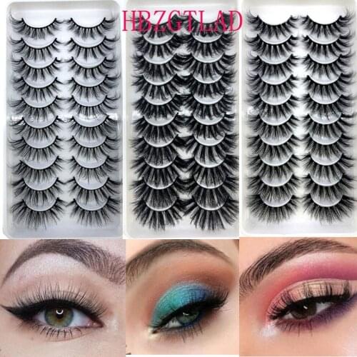 1000Pairs 3D Faux Mink Eyelashes Natural Thick Long False Eyelashes Dramatic Fake Lashes Makeup Extension Eyelashes maquiagem