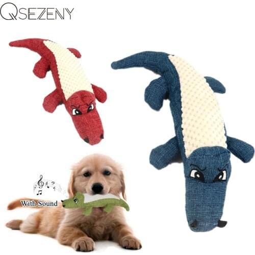 Fast delivery 2021 New Pet Dog Toy Linen Plush Animal Toy Dog Chew Squeaky Noise Cleaning Teeth Toy Chew Training Supplies