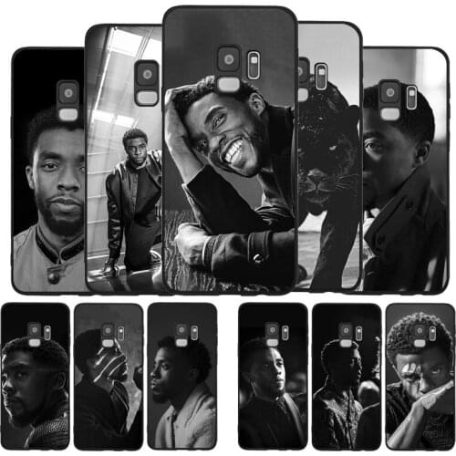 Chadwick Boseman Black TPU Silicone Soft Phone Case For Samsung Galaxy S20 S10 S9 S8 Plus Lite NOTE 10 9 8 S7 EDGE