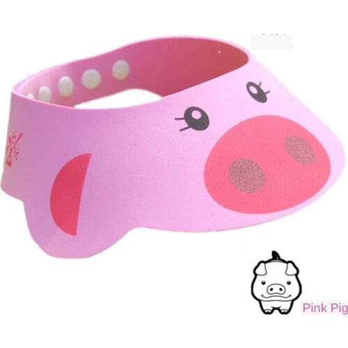New Children Baby Shampoo Cap Adjustable Infant Shampoo Cap Shower Cap Cartoon Animal Shower Cap 0-6 Years Old