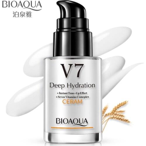 Bioaqua V7 Seven Vitamins Deep Hydration Day Creams Moisturizing Face Cream Women Womens Esseence Cosmetics Unguent Exfoliating