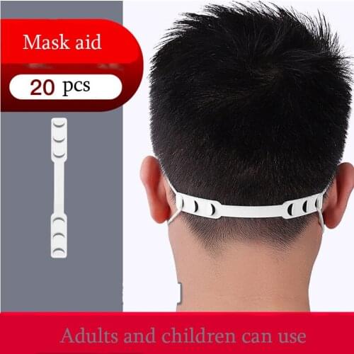 20Pcs Face Mask Elastic Band Mask Rope Rubber Band Tape Mask Ear Hanging Rope Round Cord For DIY Sewing Crafts