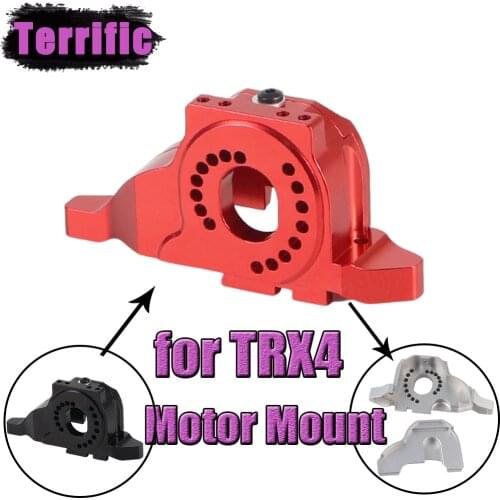 TRX-4 TRX-6 Aluminum Alloy Motor Mount Heat Sink Base Gear Cover for 1/10 RC Crawler Traxxas TRX4 TRX6 Bronco Defender #8290