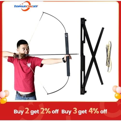 40/60lbs Long Bow Archery Outdoor Survival Shooting Folding Bow Portable Takedown Hunting Aluminum Bow High Quality