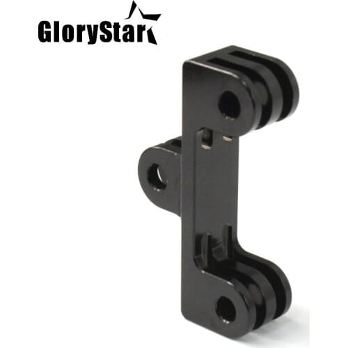 GloryStar Metal Double Dual Bracket Tripod Holder Handle with Screw Mount Adapter for Gopro Osmo SJ4000 Xiaomi Yi Action Camera