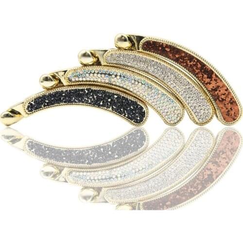 Fashion Lady Headdress Hairpin Bangs Hairgrip Barrettes Hair Accessories Rhinestone BB Clips Claw Headwear Styling Decoration