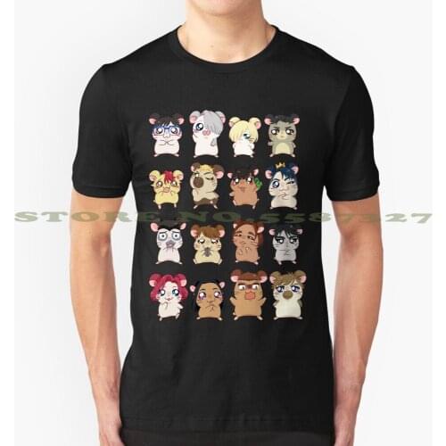 ハム!!! On Ice Cool Design Trendy T-Shirt Tee Yoi Hamtaro Hamster Viktor Nikiforov Yuuri Katsuki Otabek Altin Minami Kenjiro