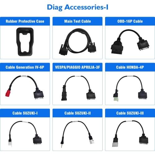 Fast Free Shipping OBD Optional Cable Adapter For JDiag M100 Code Reader Motorcycle Diagnostic Tool Scanner For Various Models