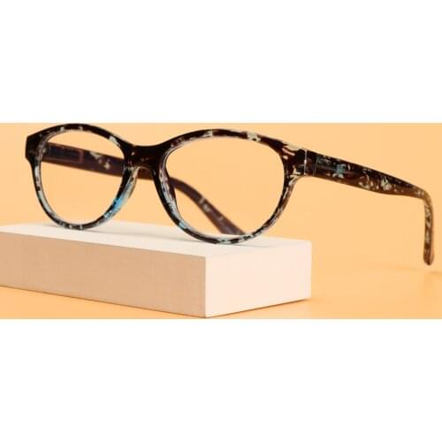 New Blue Light Reading Glasses Men Women Prebyopia Glasses Hyperopia Transparent Optical Eyeglasses With Diopter + 1.0 + 4.0