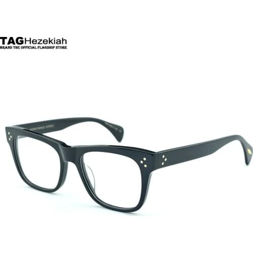 TAG Hezekiah retro glasses frame women 2019 New Brand Designers create it by hand eyeglasses frames men computer optical glasses