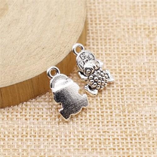 Free shipping 34pcs 17x11mm antique silver Coin frog charms diy retro jewelry fit Earring keychain hair card pendant accessories