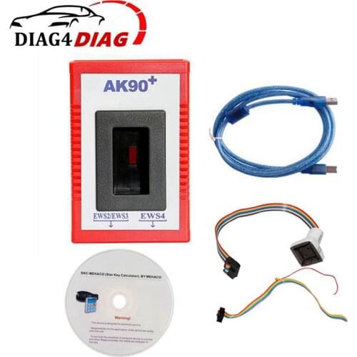 For BMW EWS 2/3/4 AK90 V3.19 Auto Key Programmer For EWS/CAS All From 1995-2009 Years Change Mileage AK90+ Key Programming Tool