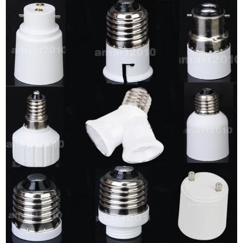 LED Light Bulb Lamp Screw Socket Base Enlarger Converter Adapter Holder PICK