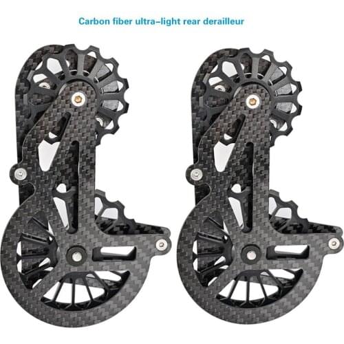 Bicycle Ceramic Rear Derailleur Ultralight Carbon Fiber 13t Pulley Guide Wheel For R8000 R7000 Bicycle Accessories