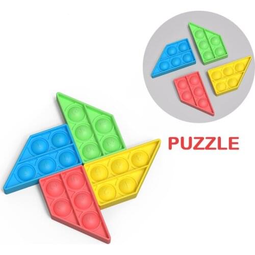 Windmill 3D Puzzle Bubble fidget toys Jigsaw Puzzle Stress Reliever Silicone Squeeze Toy Fidget Toy for Kids and Adults