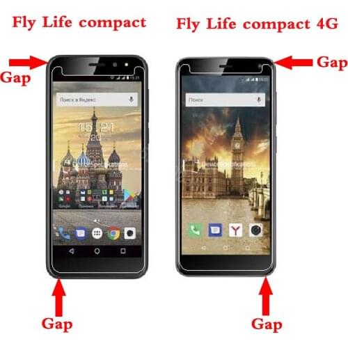 Tempered Glass Explosion-proof Protective Film Screen phone For Fly Life compact 4G/Fly Life compact