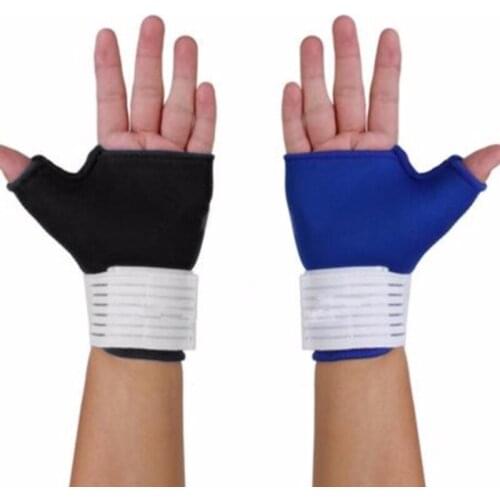 1 Pair Wrist Hand Support Outdoor Half Finger Sports Gloves Mountain Bike Bicycle Gloves Riding Supplies
