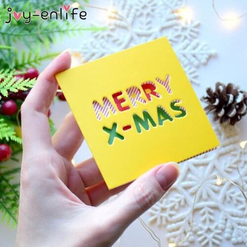 12cs Mini Cartoon Snowman Santa Claus Christmas Greeting Card with Envelop Merry Christmas Postcard New Year 2019 Gift Card