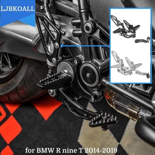 2019 R NINE T Accessories Motorcycle Adjustable Rearsets Footrest Foot Pegs For BMW R Nine T R9T R 9T 2014 2015 2016 2017 2018