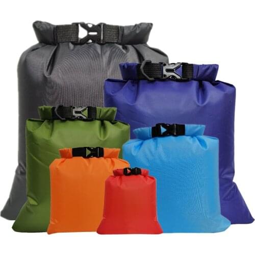 6 PCS Outdoor Waterproof Bag Dry Sack for Drifting Boating Floating Kayaking Beach trekking dry bag Colourful kayak bags 8L