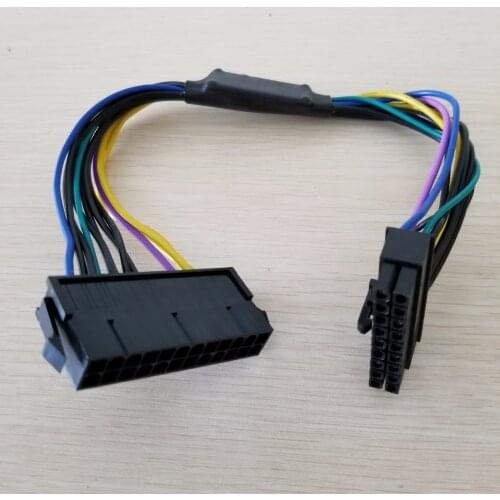 ATX PSU 18AWG 18Pin to 24Pin Adapter Converter Power Connector Cable for HP Z420 Z620 Desktop Workstation Montherboard 30CM