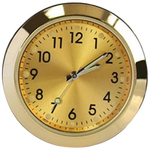 Car perfume car air conditioning outlet clock aromatherapy car dial perfume clip quartz watch watch decoration gold clock