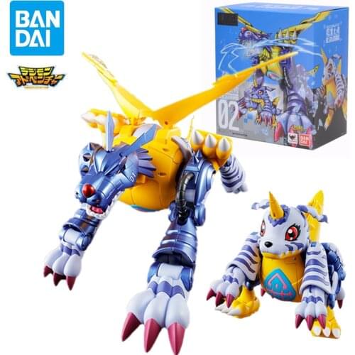 Bandai Digimon Adventure Digivolving Geesten Metalgarurumon Actie diecast evolution Pvc Collectible Model Toys Anime