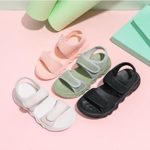 Boys Girl Dress Summer Shoes Elegant Beach Shoes Child Fashion Mesh Light Princess Sport Sandals For Kids 6 7 8 9 10 11 12 Year