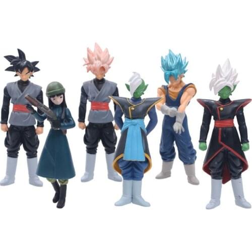13CM Dragon Ball Super Saiyan Son Goku Frieza Vegeta Trunks Beerus Kuririn Lunch Anime Action Figure Model Toys