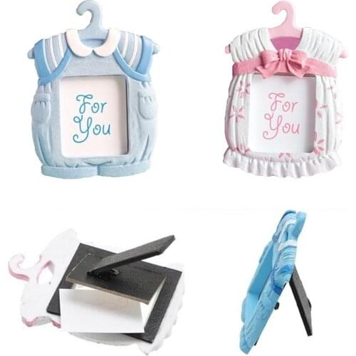 Creative Cute Mini Dress Shape Photo Frame Baby Kids Birthday Synthetic Resin Photo Frame Bedroom Room Office