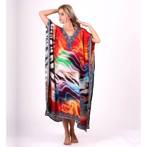 Cotton Long Beach Dress Beach Coverups for Women Pareo de Plage Swimsuit Cover up Beach Sarongs Swimwear Kaftan Beach #Q841
