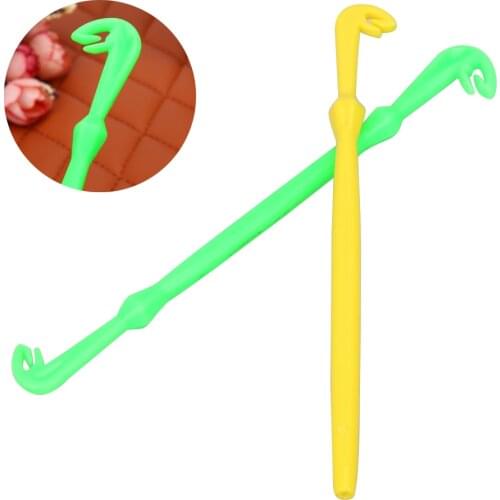 2Pcs Tie Fast Knot Hook Loop Tyer Disgorger Tool Tying Tool for Fly Fishing Line Tier Kit Fishing Detacher Device Pesca Dropship