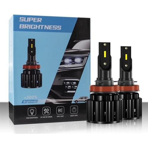 New 2PCS Car LED Headlight H1 H3 H4 H7 H11 9005 6500K Auto Bulb Headlight LED Car Lights Auto Accessories Headlamp Universal