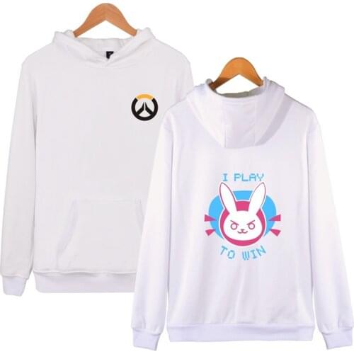 New Overwatches Thin Sweatshirt OW DV.a long Sleeve Hooded jacket Sweatshirt Dva Cosplay Halloween Costume Autumn Couple clothes