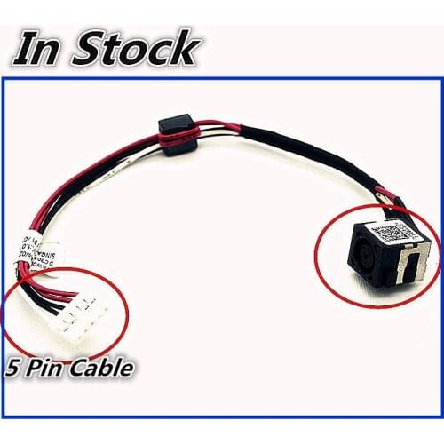 New Original Laptop DC Jack Socket Plug Port Power Charging Cable Wire Cord For Dell Inspiron 5521 M531R 5535 5537 3521 2521