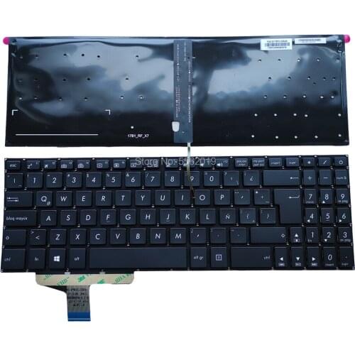 OVY LA Backlight keyboard for ASUS vivobook Pro X580 X580GD N580 N580GD Latin blue laptops keyboard 0KNB0 5605LA00 ASM17B1 new