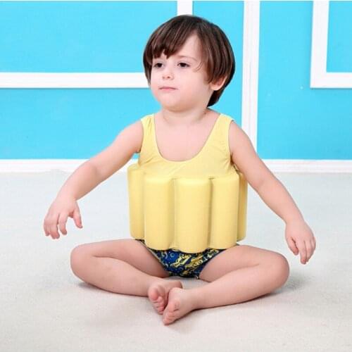 Swimming auxiliary children buoyancy suit swimming cap swimsuit baby safety swimsuit boys swimsuit