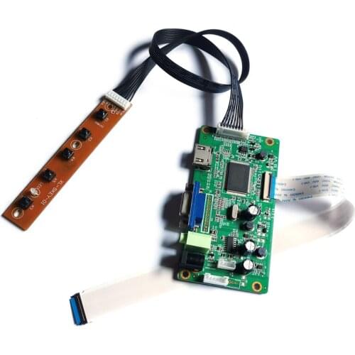 Fit HB125WX1/HB133WX1/HB140WX1/HN116WX1 VGA 30 Pin matrix 1366*768 LED/LCD eDP monitor controller board DIY kit